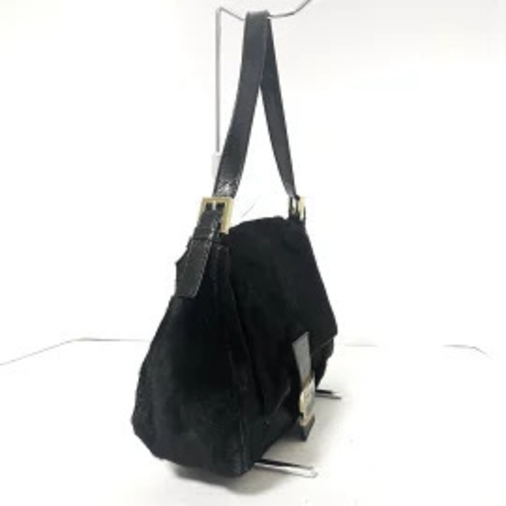 Fendi Mamma Bucket Shoulder Bag Black Leather